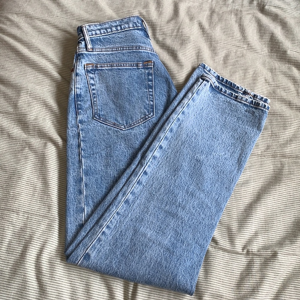 Abercrombie & Fitch the 90s straight ultra high rise